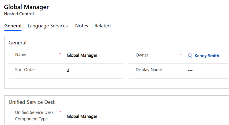 Global Manager hosted control.