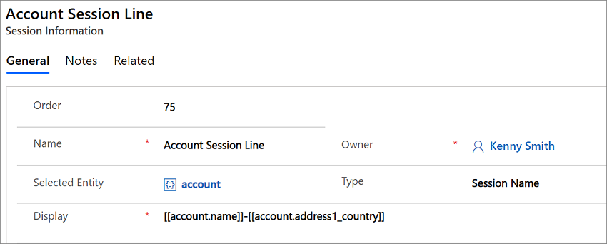 Configure session tab name.