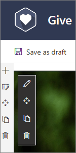 Image of the Edit web part task bar