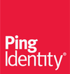 Den här bilden visar Ping Identity-logotypen