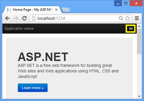 A S P noktam NET Giriş sayfasını gösteren ekran görüntüsü. Gezinti simgesi vurgulanır.