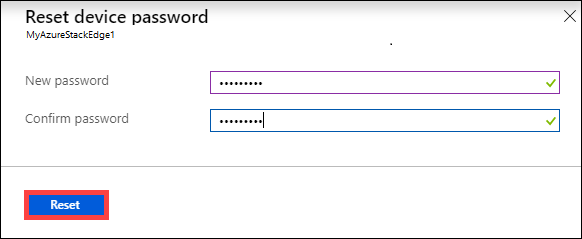 Reset password 2