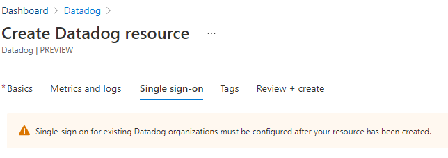 Mevcut Datadog kuruluşuna bağlanmak için çoklu oturum açma.