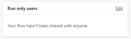 Run only users.