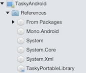 TaskyPortableLibrary to access the common data and business layer code