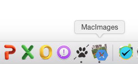 An example of an app icon in the macOS dock
