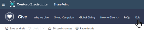 SharePoint 瀏覽工具列的影像
