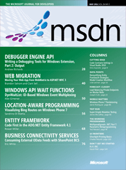 MSDN 杂志 五月 2011