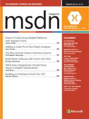 MSDN 杂志 二月 2015