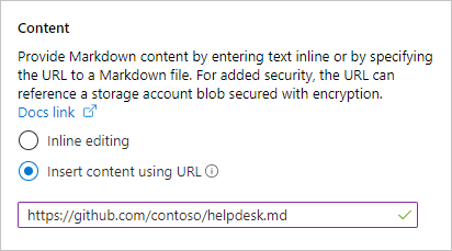 Screenshot showing entering URL