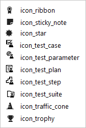 icon_star, icon_test_beaker, icon_test_parameter, icon_test_plan, icon_test_step, icon_test_suite, icon_traffic_cone, icon_trophy