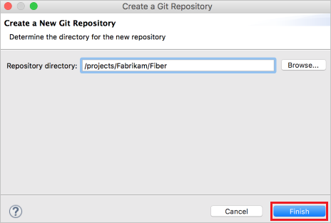 在 Eclipse 中创建本地 Git 存储库