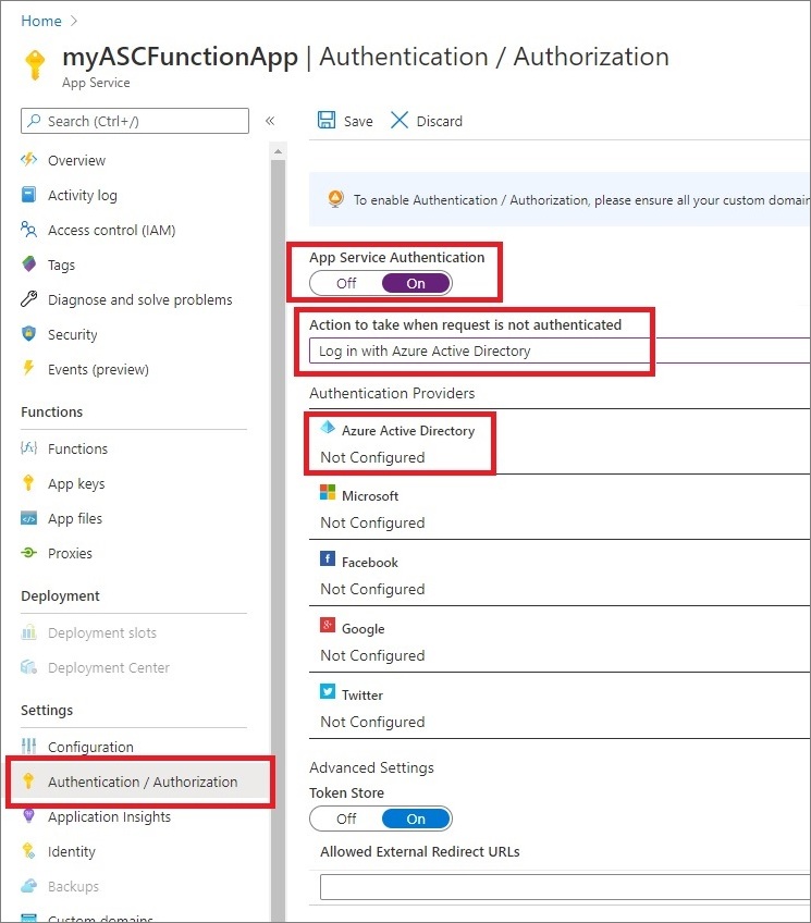 教程 用于调用azure Functions 的托管标识 Microsoft Docs