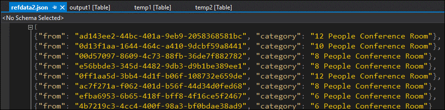 SELECT INTO temp table Stream Analytics query