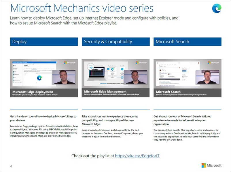 Microsoft Mechanics 视频系列