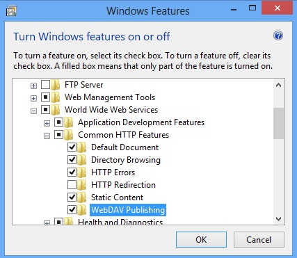 use windows explorer for webdav client