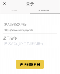 Screenshot of Report server details filled in.