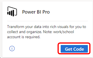 Power BI Pro 权益磁贴
