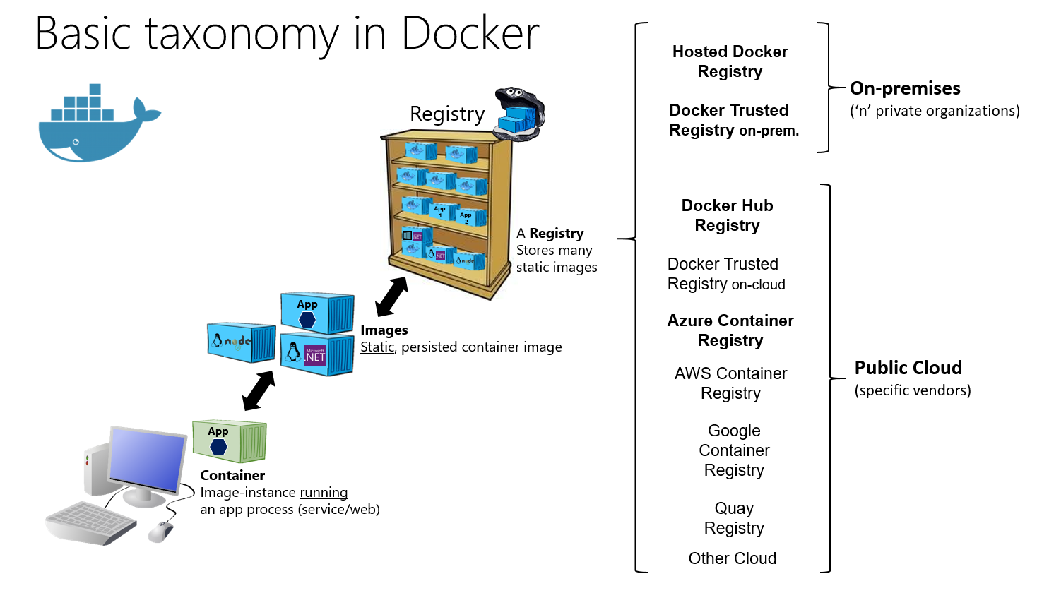 Docker Taxonomy infographic