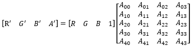 矩阵定义示例。