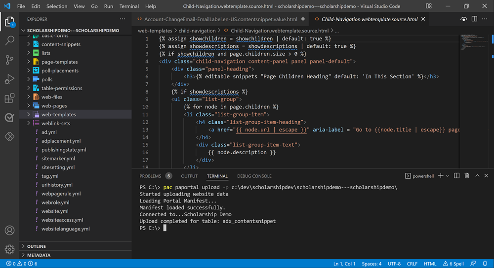 Visual Studio Code。
