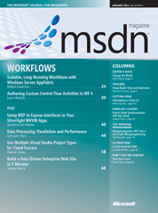 MSDN Magazine 1 月 2011