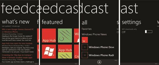 The Main Page of the App After Creating a Windows Phone News Category