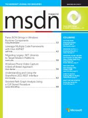 MSDN Magazine 5 月 2013
