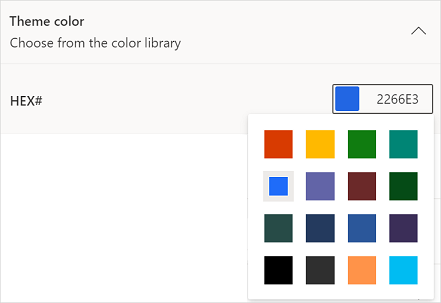 從色彩選擇器選取色彩。