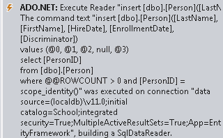 Insert Combining Person and HireInfo Data