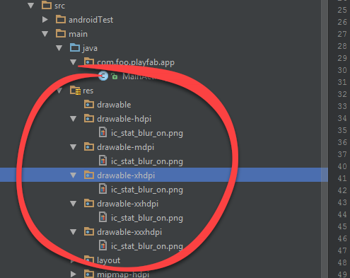 Android Studio - Add icons