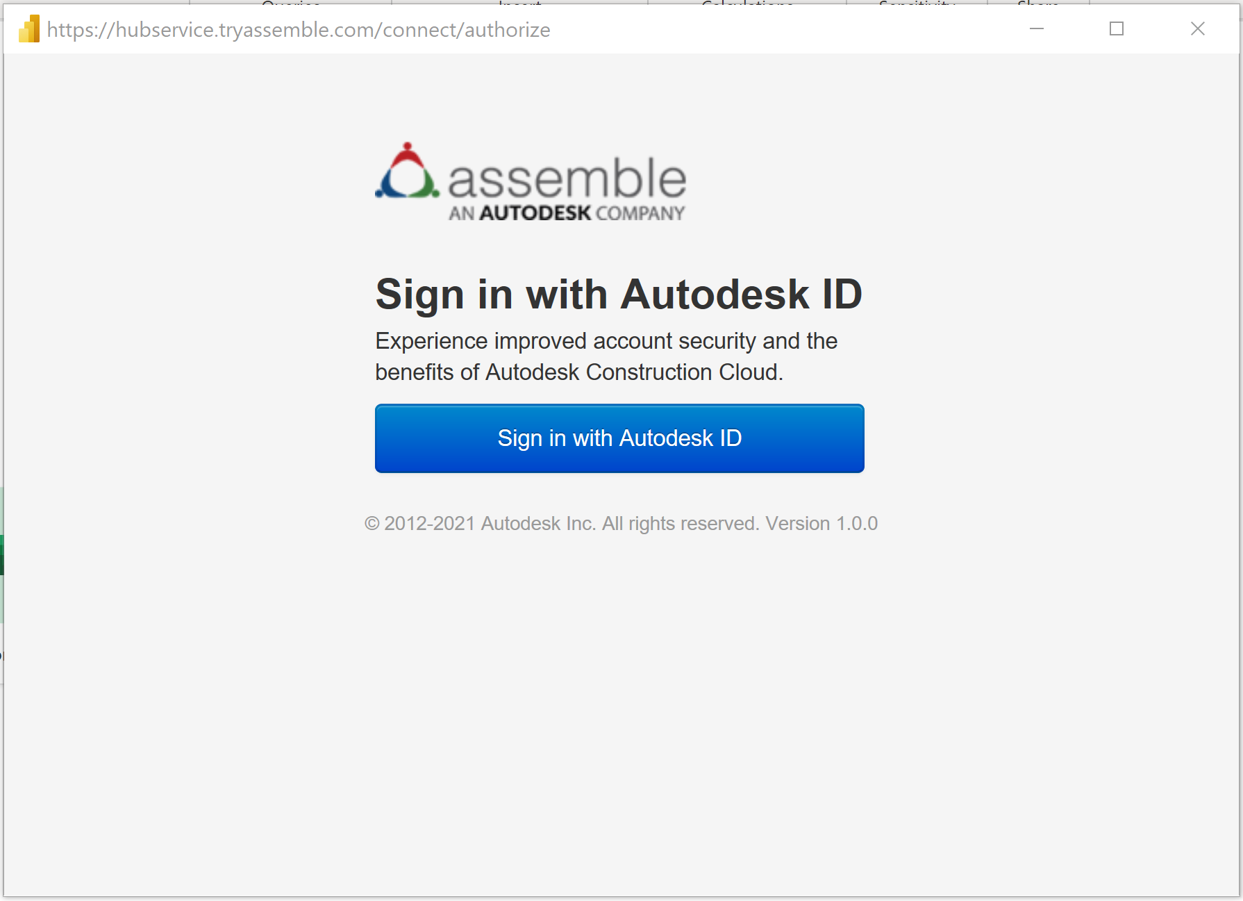 登入您的 Autodesk 帳戶。