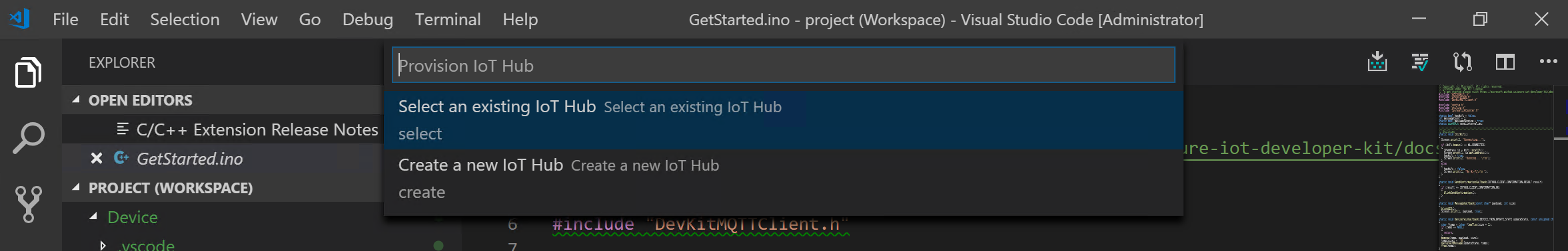 Select IoT Hub