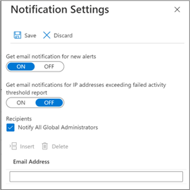 Example of configuring notifications