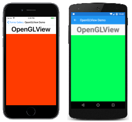 OpenGLView Example